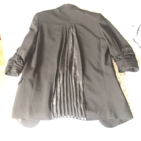 Alice+Olivia Eon sheer back panel black blazer XS - Picture 6 of 7